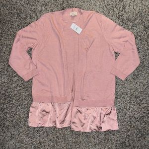 LOFT Ruffle Cardigan